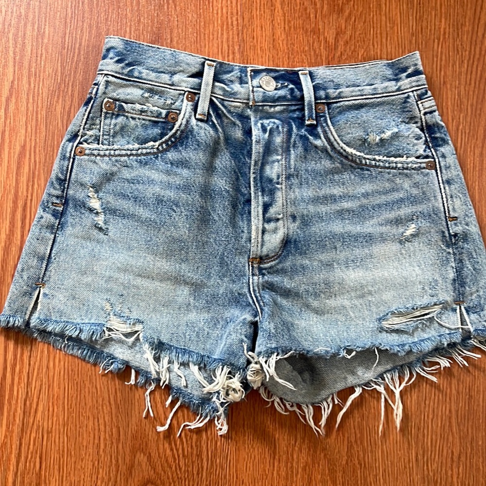 Agolde Jaden Hi Rise Cutoff size 25 NWT